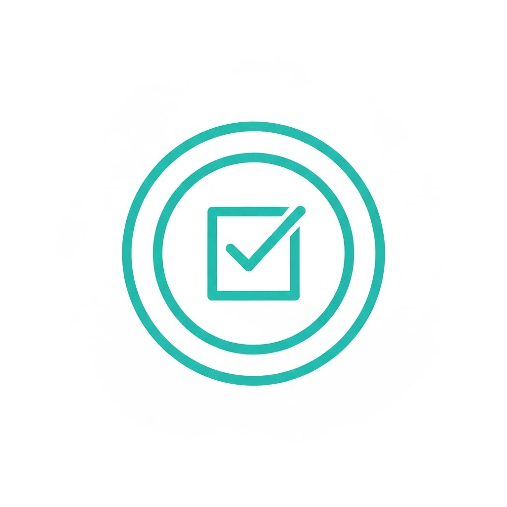 Checklist and habit tracking icon